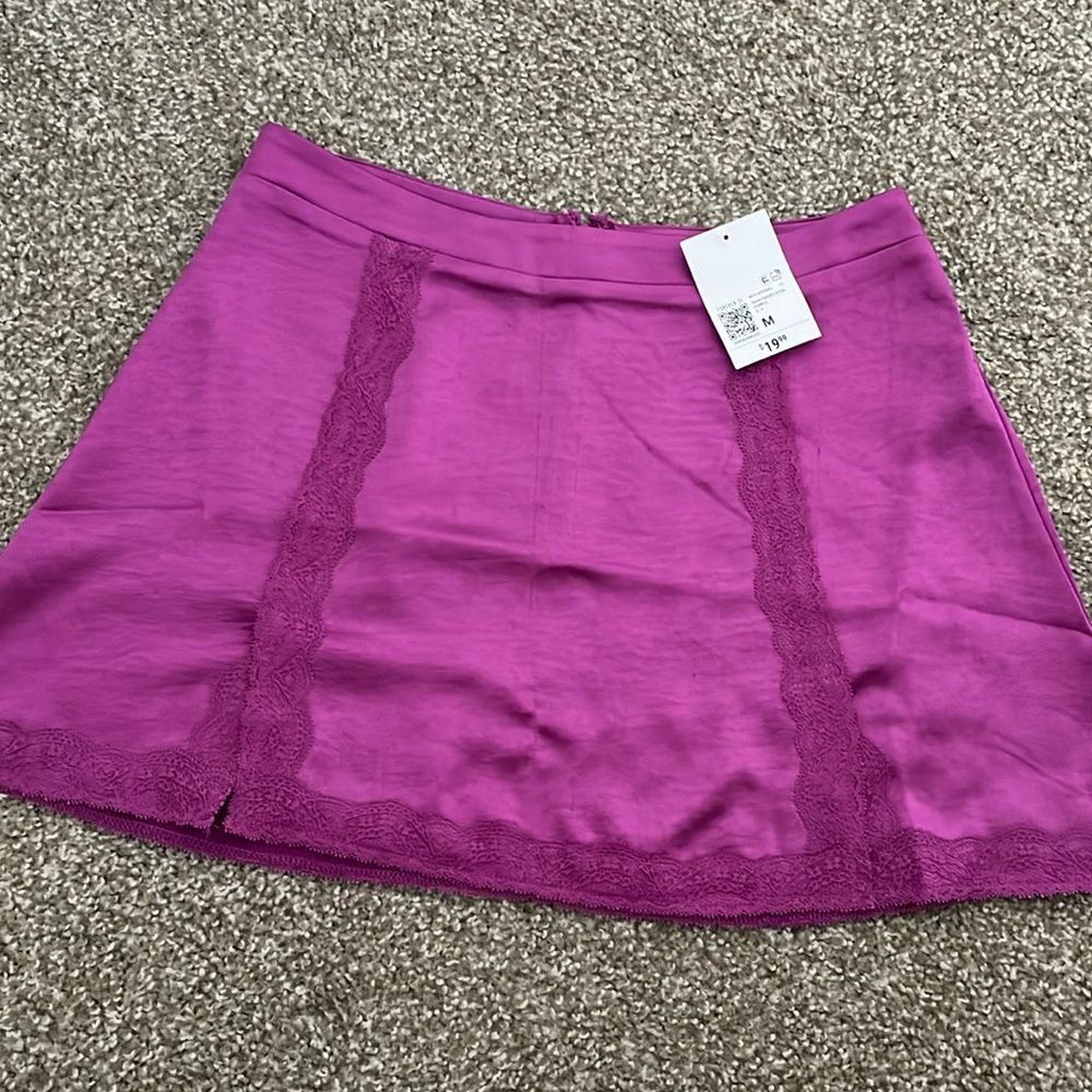 Purple Mini Skirt